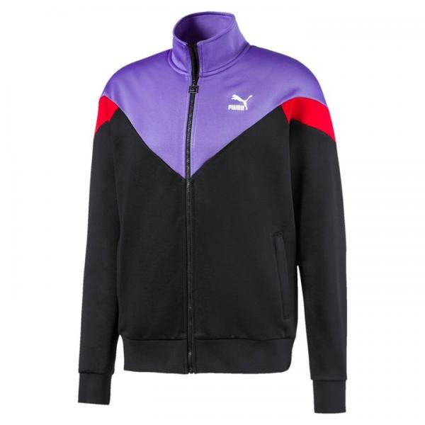 PUMA Men Iconic MCS T7 Track Jacket Purple/Black/Red