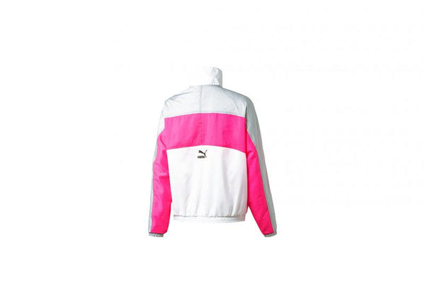PUMA - Women - TFS OG Wind Jacket - White/Pink/Neon Yellow