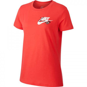 Nike - Women - Novel-Tee 3 - Track Red/White
