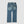 Vintage - Men - Blac Label Decorative Denim Jeans - Blue/Black