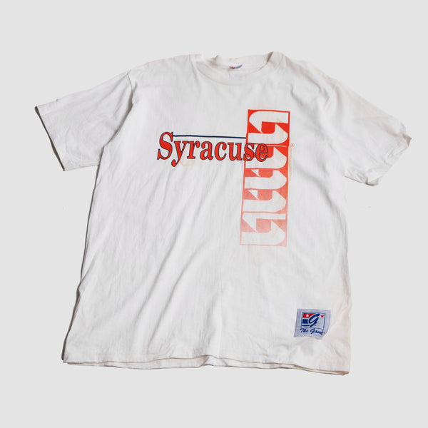Vintage - Men - Game Syracuse Graphic Tee - White/Orange