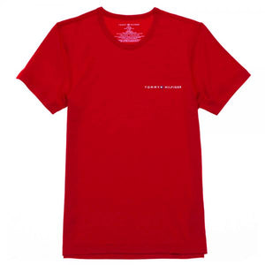 Tommy Hilfiger - Men - Basic Crew Logo Tee - Red