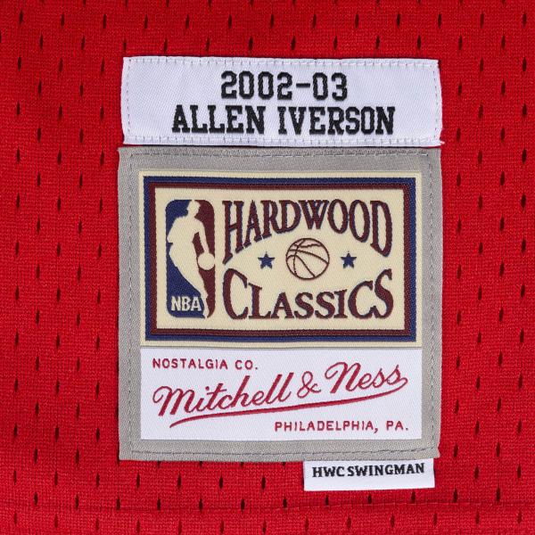 Allen Iverson Signed Mitchell&Ness Philadelphia 76ers Jersey