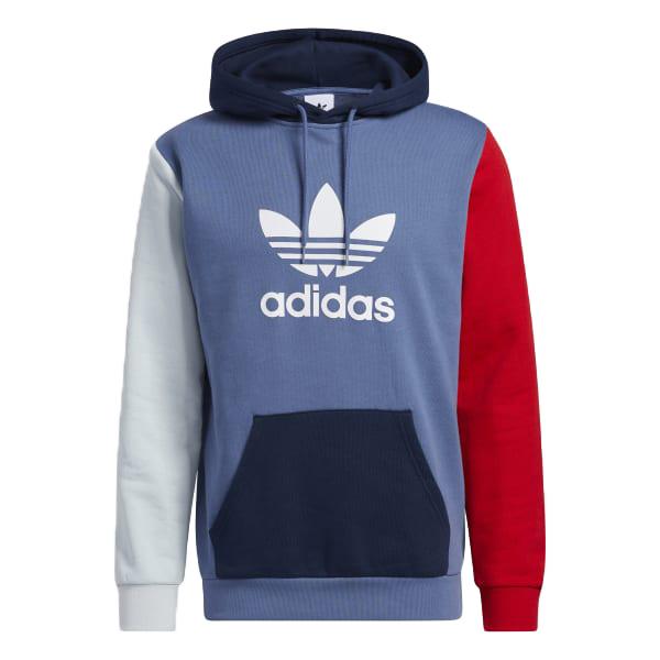 adidas originals trefoil hoodie blue