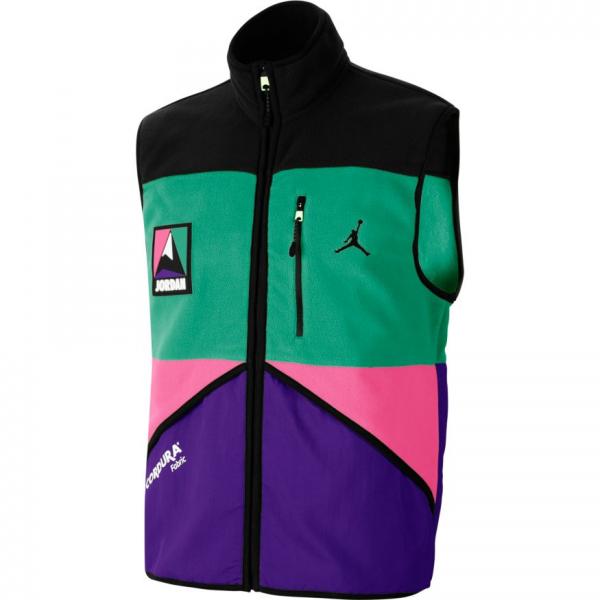 Mens Manifesteren einde Jordan - Men - Winter Utility Vest - Black/Green/Pink/Purple - Nohble
