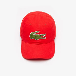Lacoste - Men - Big Croc Dad Hat - Red