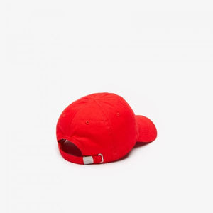 Lacoste - Men - Big Croc Dad Hat - Red