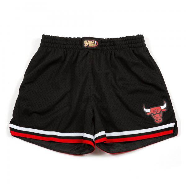 Mitchell and Ness Chicago Bulls Jump Shot Shorts Black