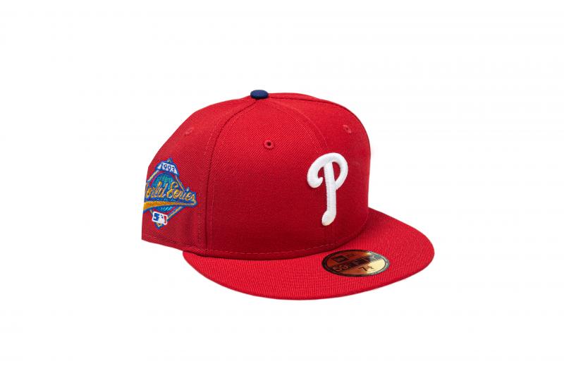 NEW ERA - Accessories - Philadephia Phillies 1993 World Series Pink UV  Fitted - Red