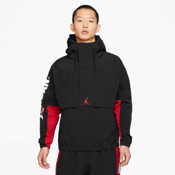 Jordan Men Jumpman Classics Windbreaker Black/Red - Main Image