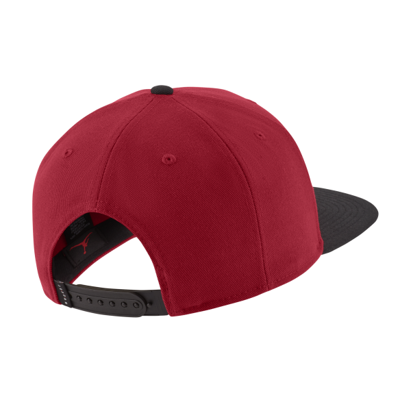 Jordan Men Pro Jumpman Snapback Red Black Nohble