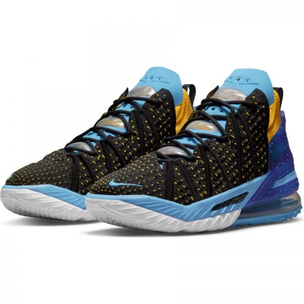 Nike - Men - LeBron 18 - Black/University Gold/Coast/Concord