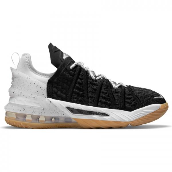 Nike - Boy - GS LeBron 18 - Black/White/Gum Med Brown