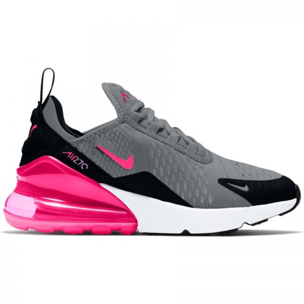 Nike Boy GS Air Max 270 Smoke Grey/Hyper Pink/Black/White