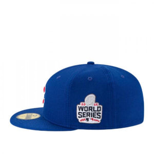 NEW ERA - Accessories - Chicago Cubs 2016 World Series Fitted - Blue -  Nohble