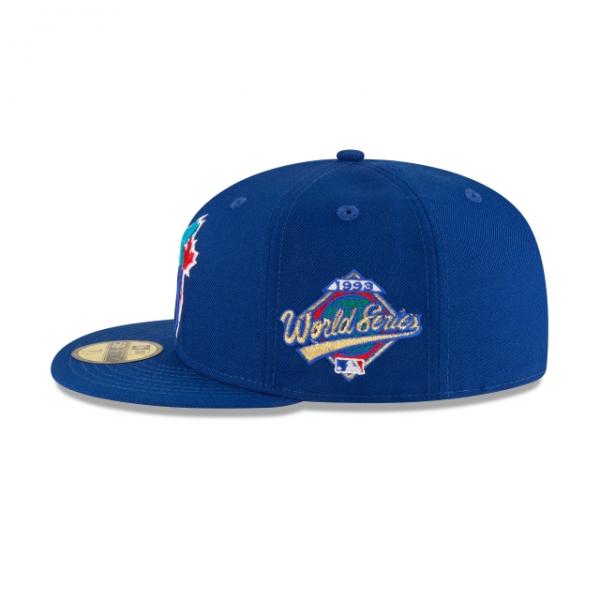 Royal Blue Toronto Blue Jays Green Bottom 1993 World Series Side Patch New  Era 59Fifty Fitted