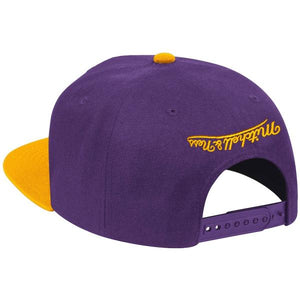 MITCHELL & NESS - Accessories - Lakers Patches 2 Tone HWC - Black