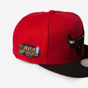 Mitchell & Ness, Accessories, Mitchell Ness Chicago Bulls 996 Nba  Champions Retro Snapback Cap Hat