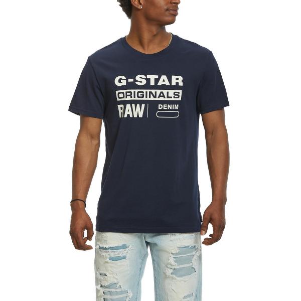 RAW. Slim T-Shirt | Medium blue | G-Star RAW® ZA
