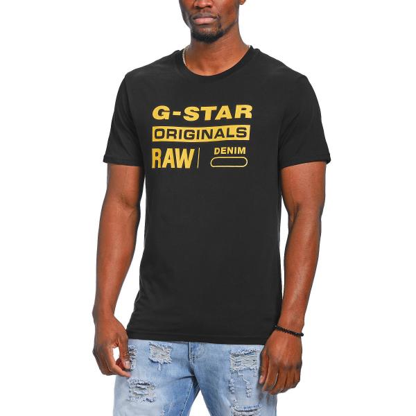 G-STAR INC Men Graphic Tee Black – Nohble - Main Image