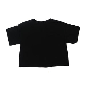CHAMPION - Women - The Cropped Graphic Tee - Black/Floral