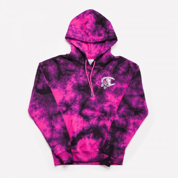 CHAMPION Women Galaxy Dye Hoodie Pink/Black