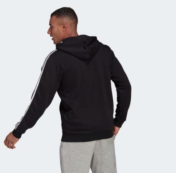 adidas - Men Black - - Nohble - Hoodie Essentials Full-Zip