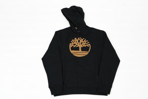 Timberland - Men - Core Tree Logo Pullover Hoodie - Black/Wheat