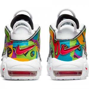 Nike - Boy - GS Air More Uptempo - White/University Red/Black