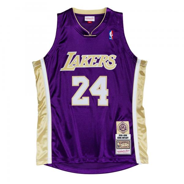Shop Mitchell & Ness Los Angeles Lakers Kobe Bryant HOF Authentic Shorts  ASHRCP20026-LALPURP96KBR purple