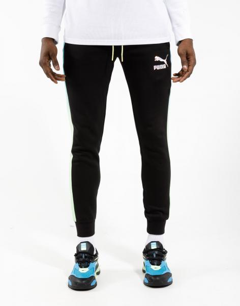 PUMA - Men - Lightsense Track Pant - Black/Green/Irridescent