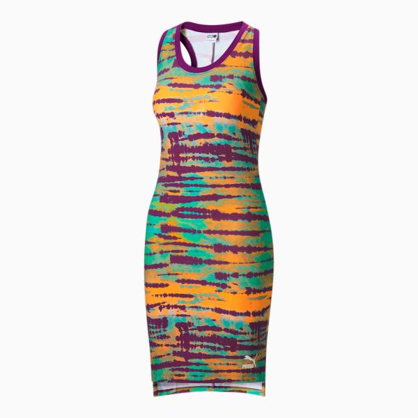 PUMA - Women - Tie Dye Dress - Purple Tie Dye  Nohble