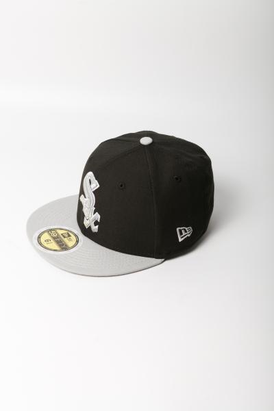 NEW ERA - Accessories - Chicago White Sox Youth 2T Color Pack Fitted Hat - Black/Grey