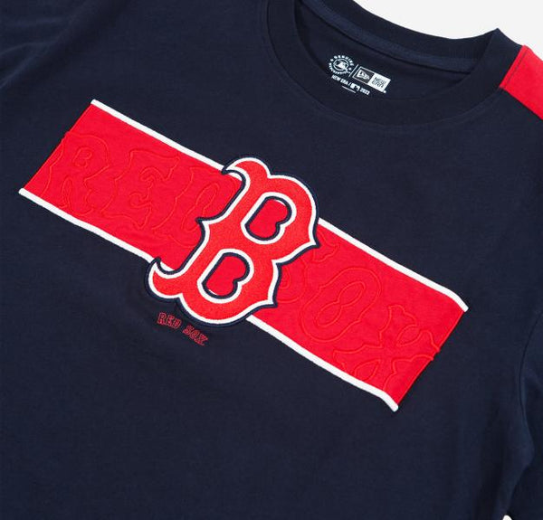 T-Shirt New Era League Essential MLB Boston Red Sox - White/Toffee - men´s  