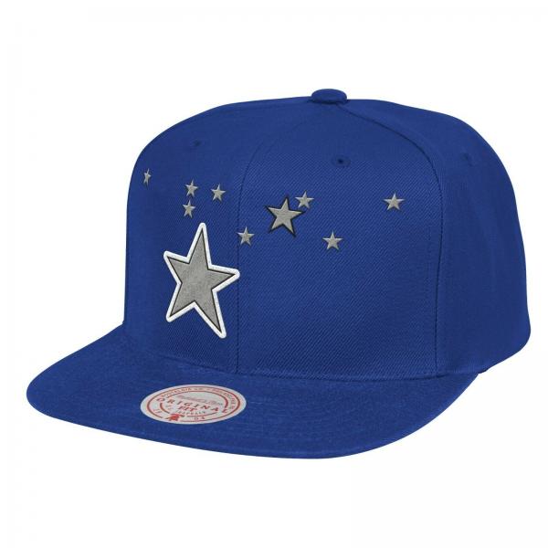 MITCHELL & NESS - Accessories - Orlando Magic HWC Script Logo Remix Snapback - Blue