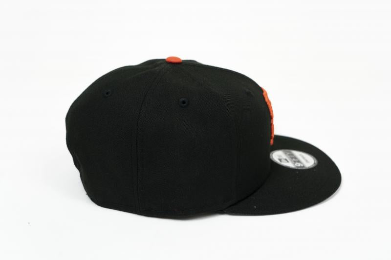 San Francisco Giants Structured Snapback Hat, Black/Orange