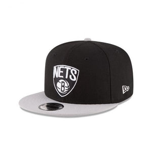 NEW ERA - Accessories - Youth Brooklyn Nets Two-Tone Snapback - Black/Grey