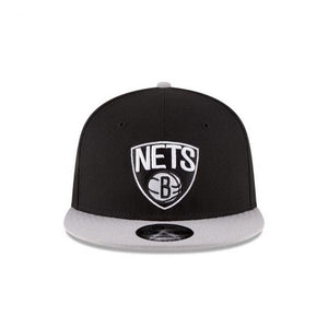 NEW ERA - Accessories - Youth Brooklyn Nets Two-Tone Snapback - Black/Grey