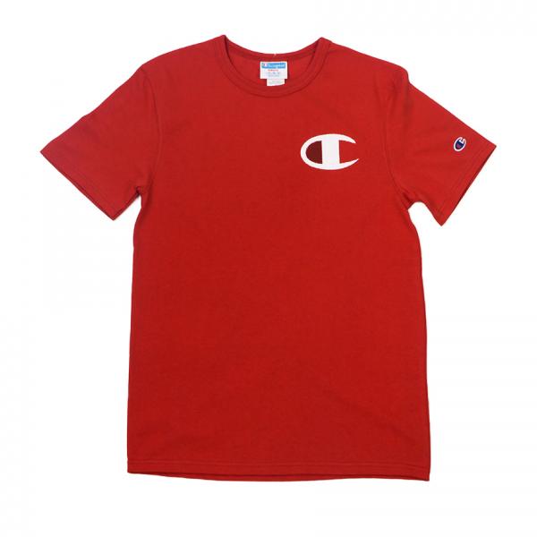 CHAMPION Men Short Sleeve Heritage Tee Scarlet - Main Image