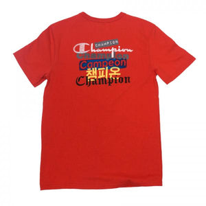 CHAMPION - Men - Short Sleeve Heritage Tee - Scarlet