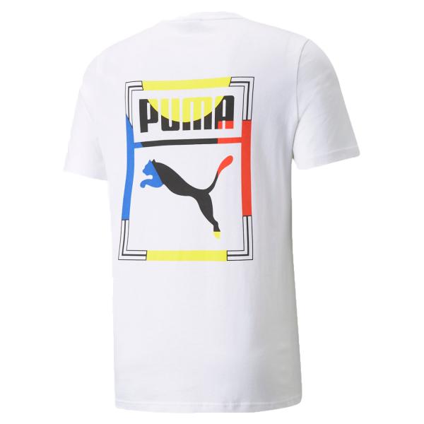 Puma graphic box logo tee discount