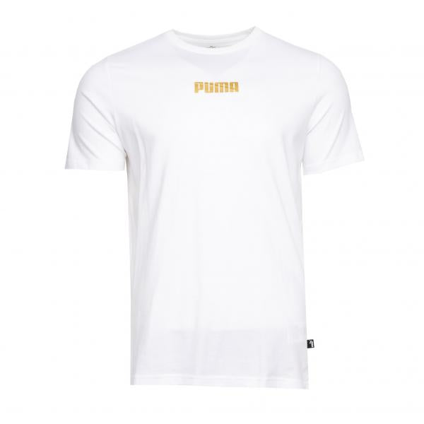 PUMA - Men - Foil Tee - White/Gold