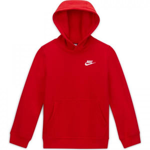 Nike - Boy - Club Pullover Hoodie - Red