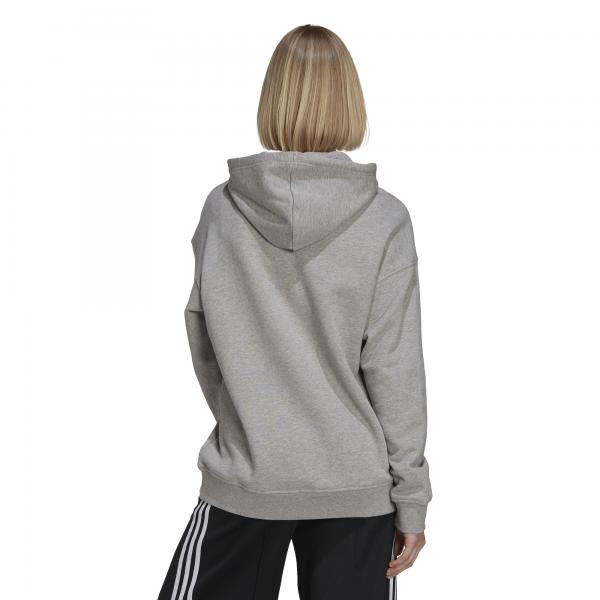Hoodie Sale Womens Grey Adidas Trefoil Hoodie Adidas Women Trefoil