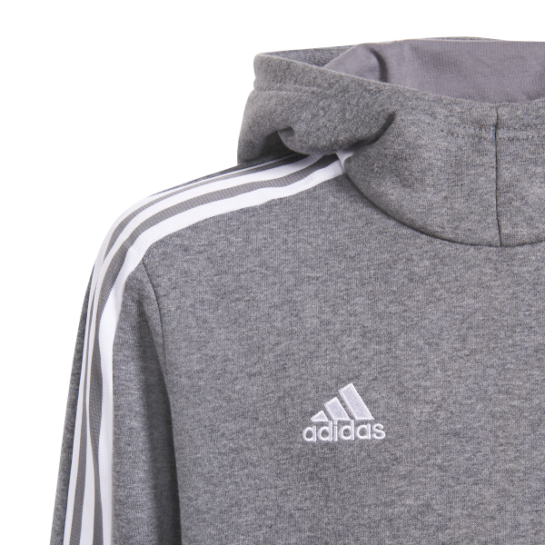 adidas Boys Tiro21 Sweat Hoodie Grey Four Mel Sld Nohble