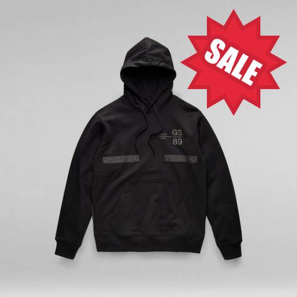 Hooded Sweatshirt Pullover G Star G-STAR INC Men Back Tape