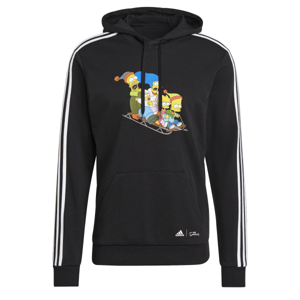 Adidas hoodie 2025 black white