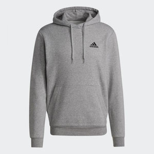 adidas - Men - Essentials Hoodie - Medium Grey Heather/Black - Nohble