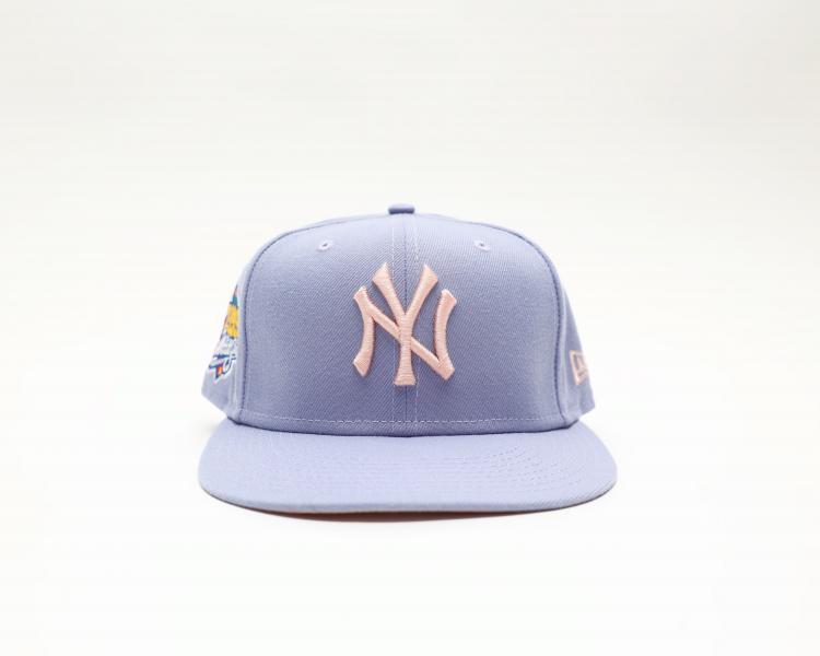 NY Yankees Pink Rose 🌷  Custom fitted hats, Fitted hats, Swag hats