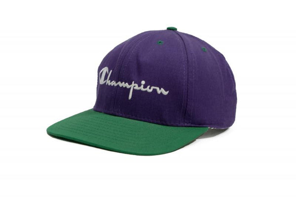 Vintage - Men - Champion Snapback - Purple/Green/White